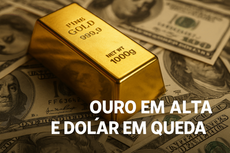 Ouro em alta