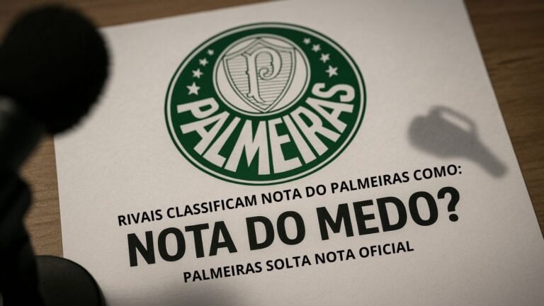 palmeiras solta nota oficial